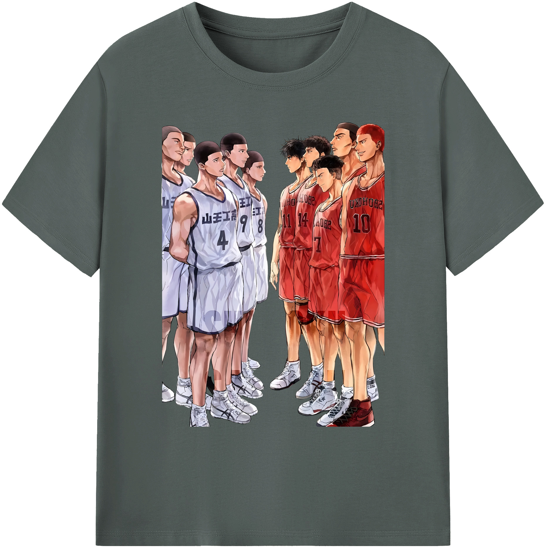 （画像用） SLAM DUNK／スラムダンク 綿100％ メンズ半袖Tシャツ｜肌触りやわらか＆通気性